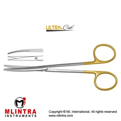 UltraCut™ TC Metzenbaum-Lahey Dissecting Scissor - Slender Pattern Curved Stainless Steel, 14.5 cm - 5 3/4"